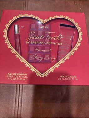 Sweet Tooth by Sabrina Carpenter Cherry Baby Gift Set